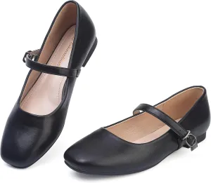 Womens Pointed Toe Black Ballet Flats Comfortable Casual Dress Flats for Women Elegant Memory Foam Flats Shoes with Party Wedding