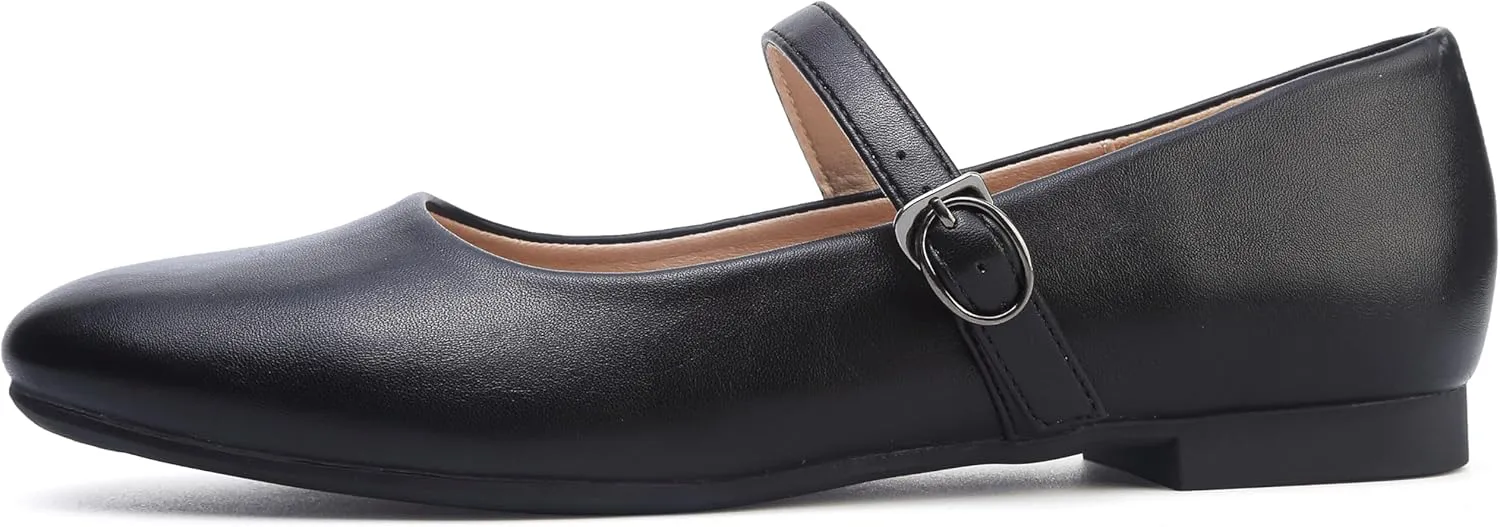Womens Pointed Toe Black Ballet Flats Comfortable Casual Dress Flats for Women Elegant Memory Foam Flats Shoes with Party Wedding