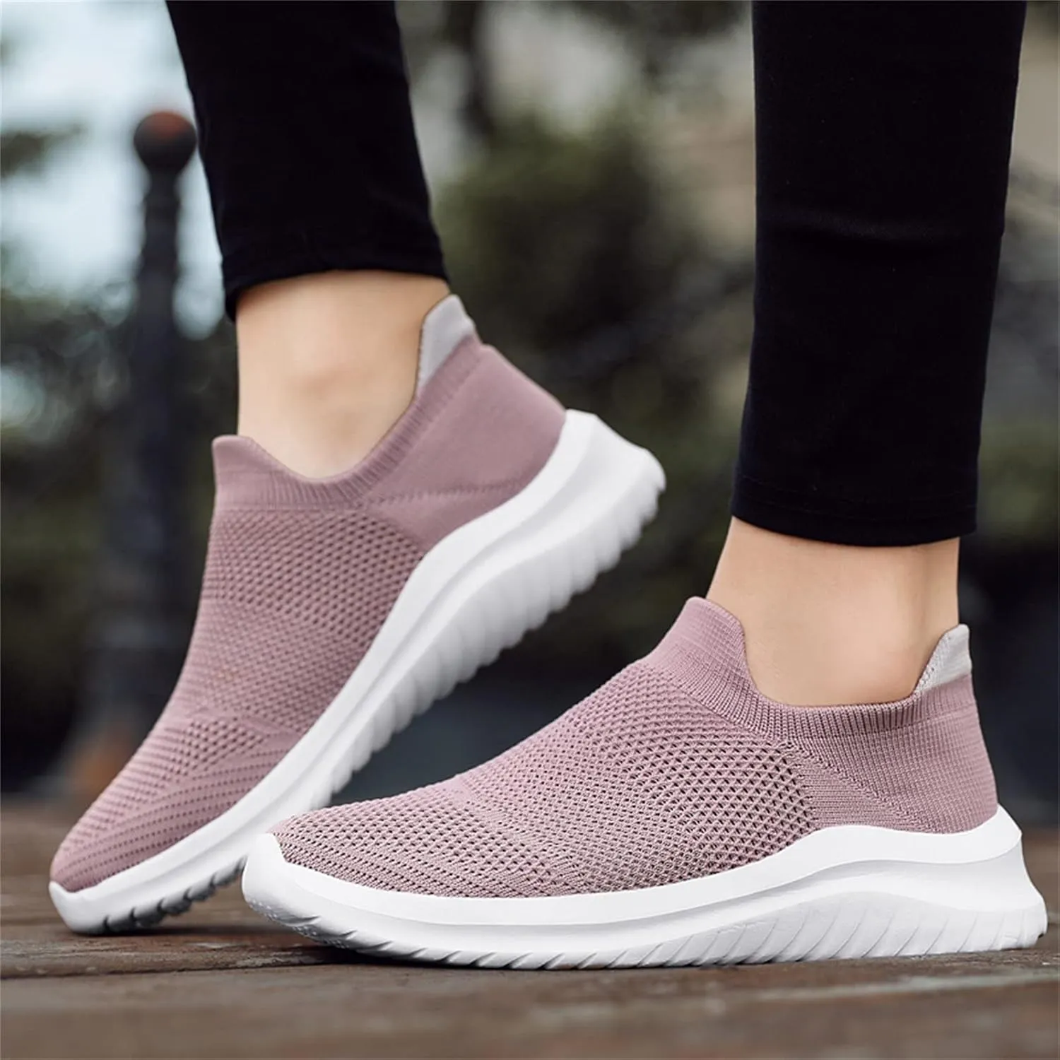 Women's Running Shoes Lightweight Comfortable Walking Tennis Shoes Non Slip Breathable Athletic Workout Sneakers