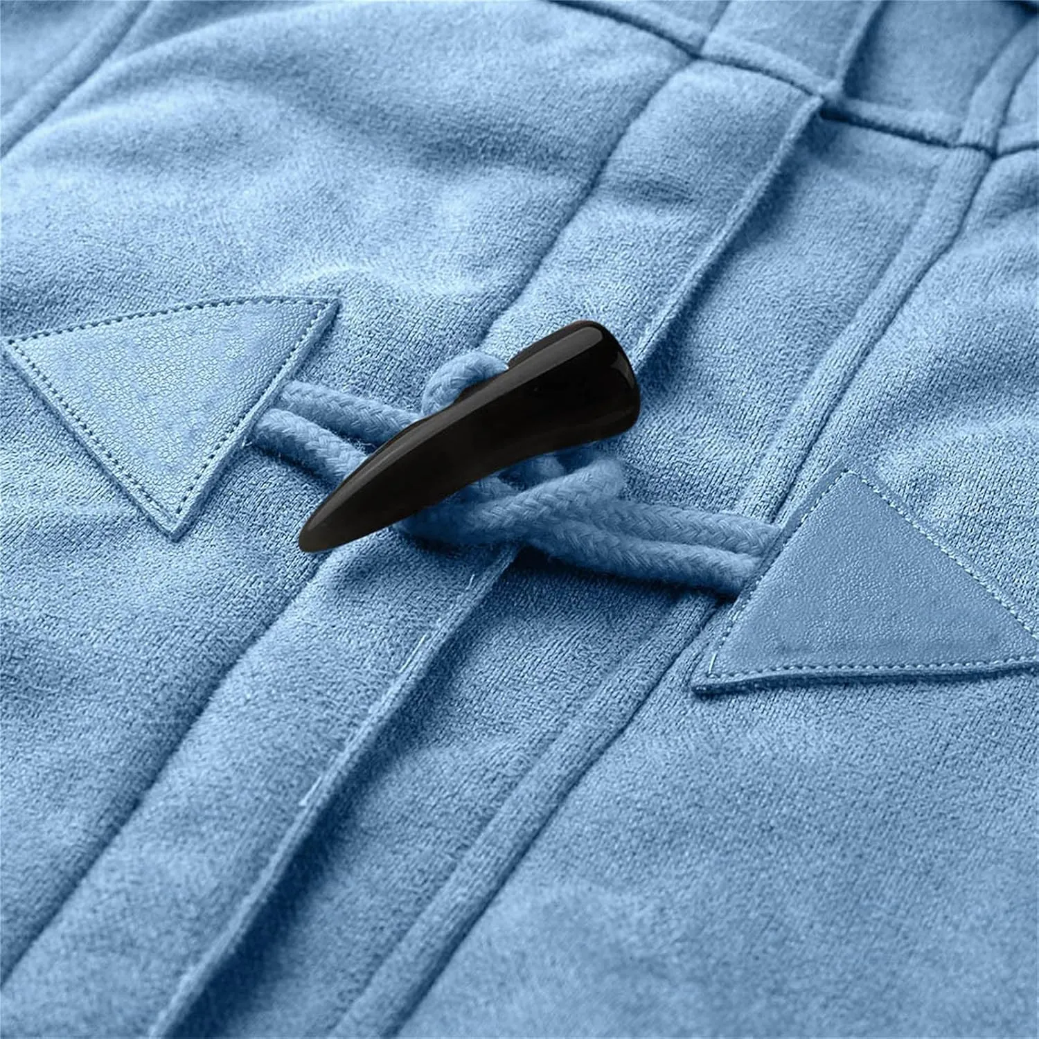 Womens Sherpa Lined Jackets Fashion Winter Fuzzy Fleece Hoodie Sweatshirt Casual Soft Cozy Horn Button Down Coats