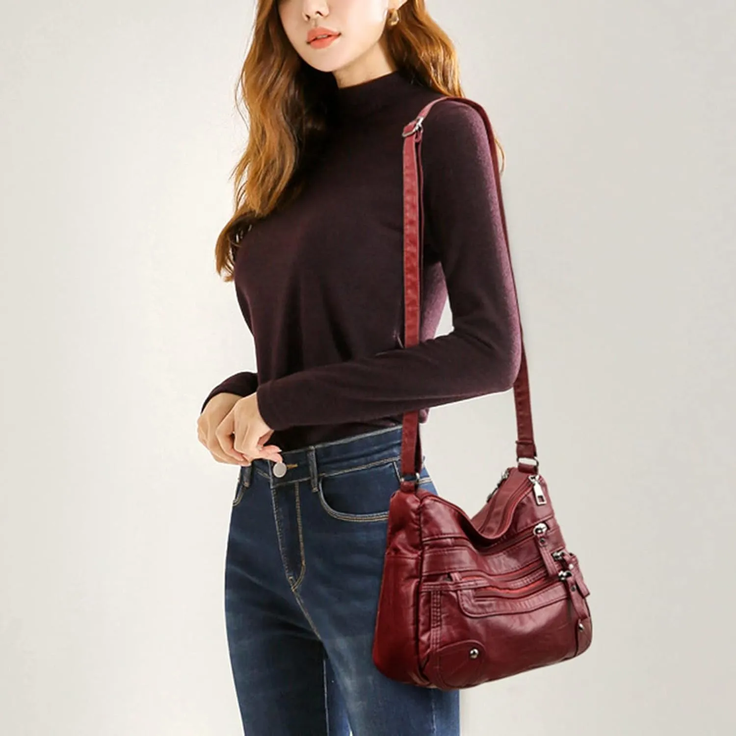 Women's Tote Bag Bags Large Tote Bag Carry All Bag Top Handle Hobo Handbag Hobo, Silver