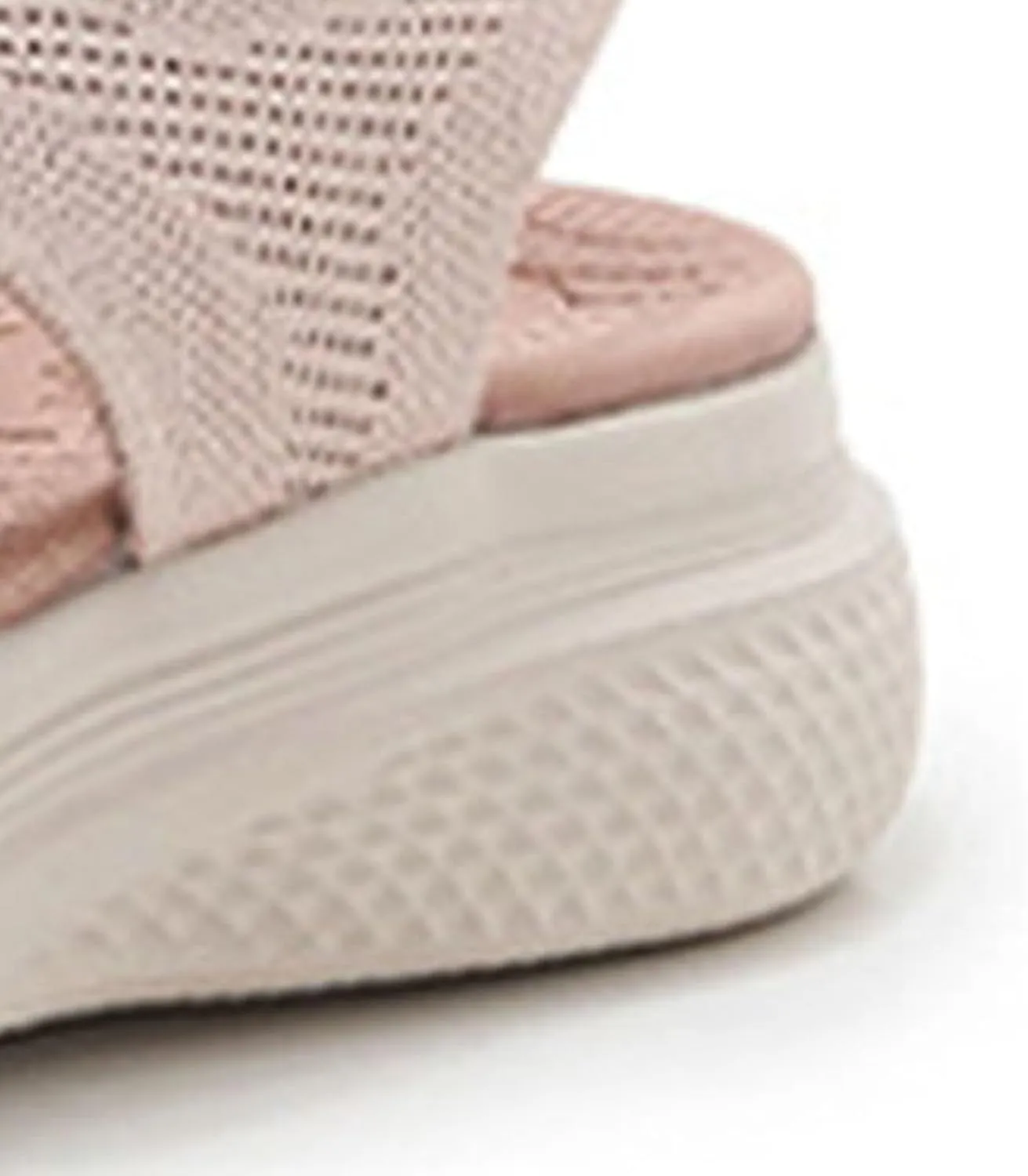Women's Walking Sport Sandals Comfortable Casual Sandals Breathable Knit Slingback Platform Outdoor Summer Shoes