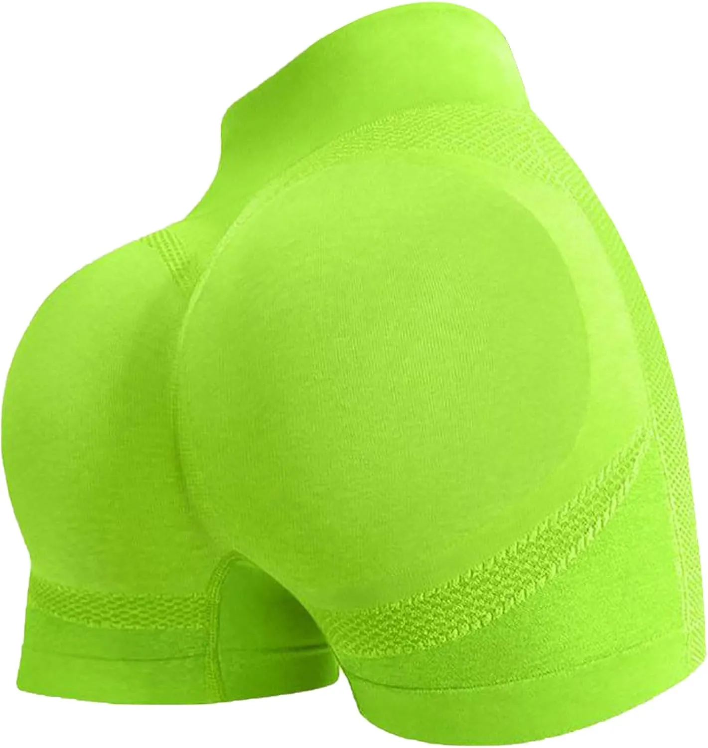 YOAKUKA Women's Workout Shorts Yoga Gym Seamless Scrunch High Waist Pants