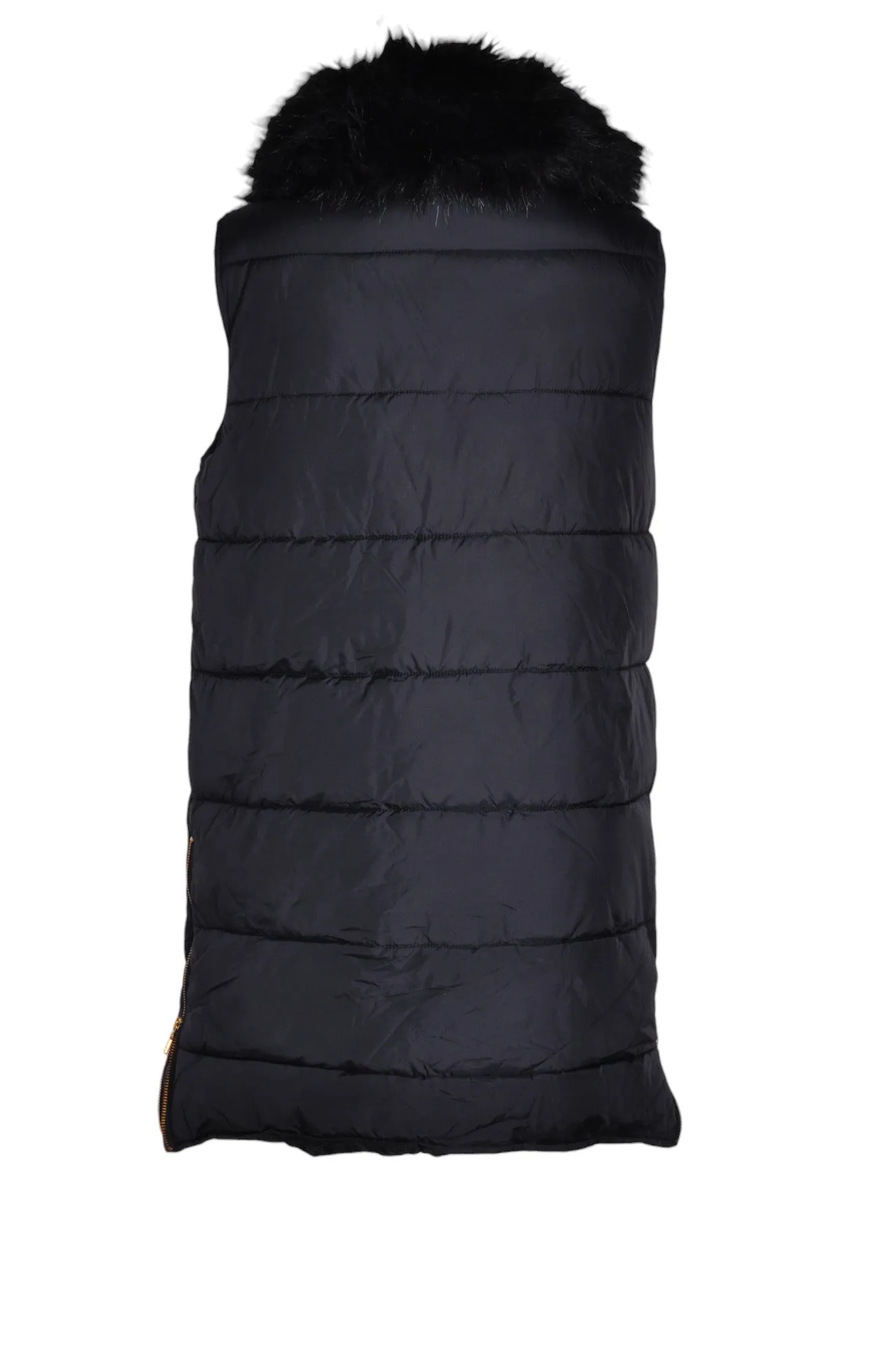 ZARA Women Puffer Jackets Regular fit in Black - L
