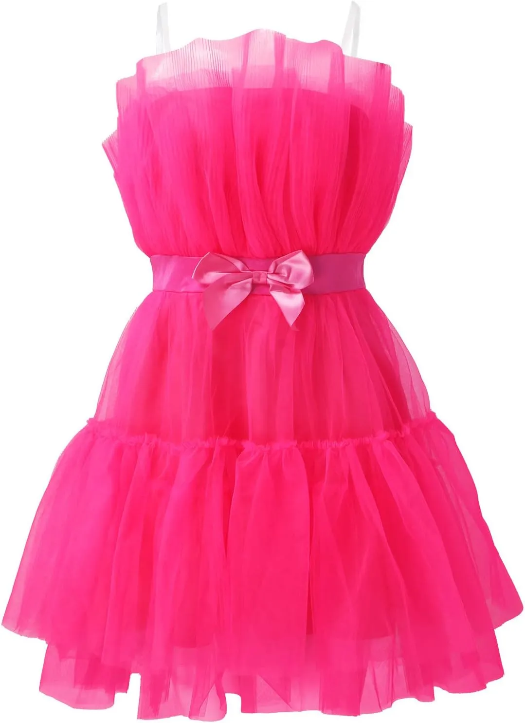 ZYXTIM Tube Tulle Mini Dress Women Sexy Off Shoulder Ruffle Tutu Dress Cocktail Party Birthday Fairy Dresses Evening Gown